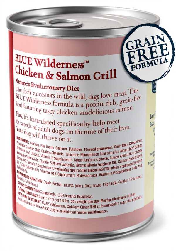 Blue Buffalo Wilderness Wet Dog Food Salmon Chicken-1