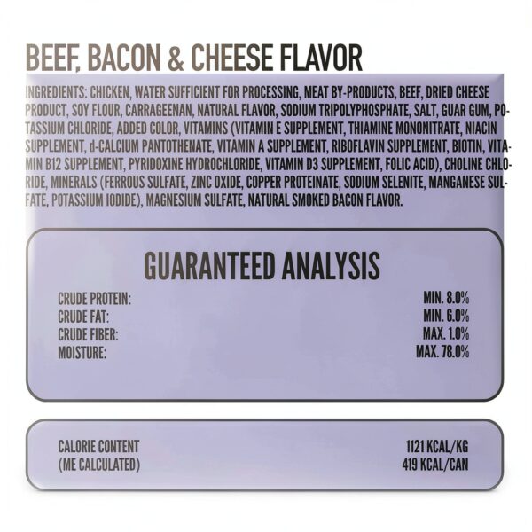 A Strong Heart Wet Dog Food Beef Bacon Cheese Flavor USA-4