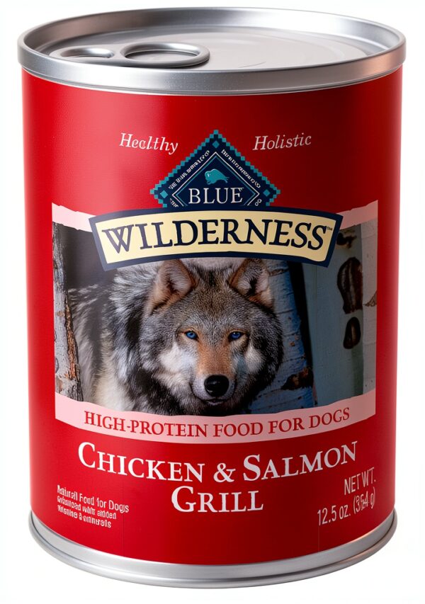 Blue Buffalo Wilderness Wet Dog Food Salmon Chicken-0