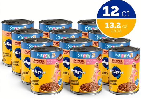 Pedigree Puppy Wet Food Canned DHA Calcium Complete-1