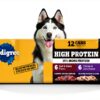 Pedigree High Protein Wet Dog Food Variety Pack Adult Dogs-0