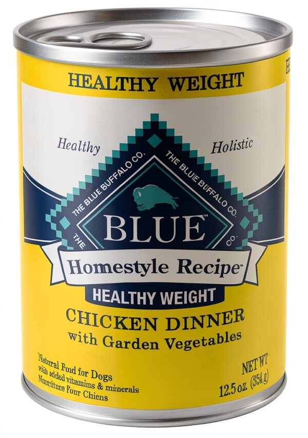 Blue Buffalo Healthy Weight Wet Dog Food Beef Recipe-0