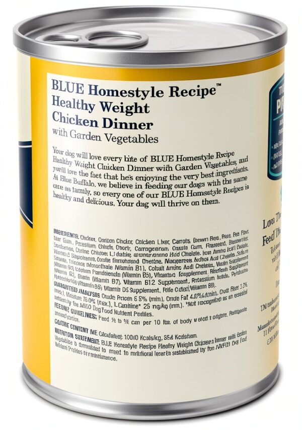 Blue Buffalo Healthy Weight Wet Dog Food Beef Recipe-1