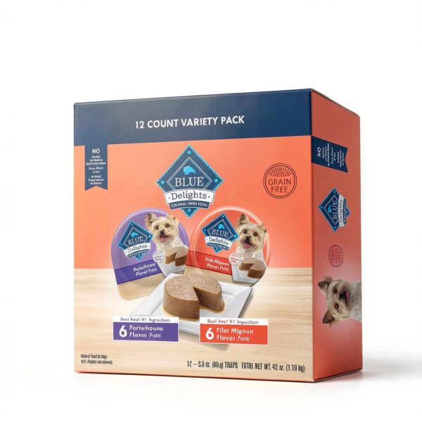 BLUE Delights Small Breed Wet Dog Food Real Meat-9