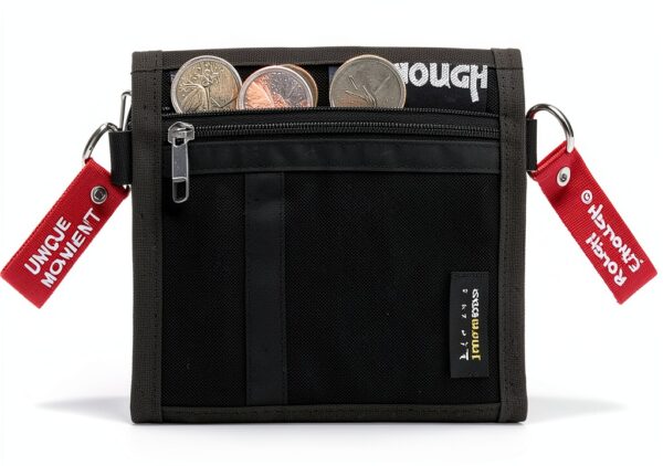 Boys Wallet Rough Enough Durable Fabric Zippered Pockets-4