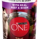 Purina ONE High Protein Canned Dog Food Beef Bison-0