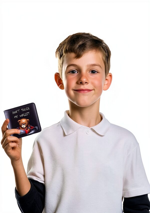 Amlbw Boys Wallet Durable Leather Water Resistant Teen-1