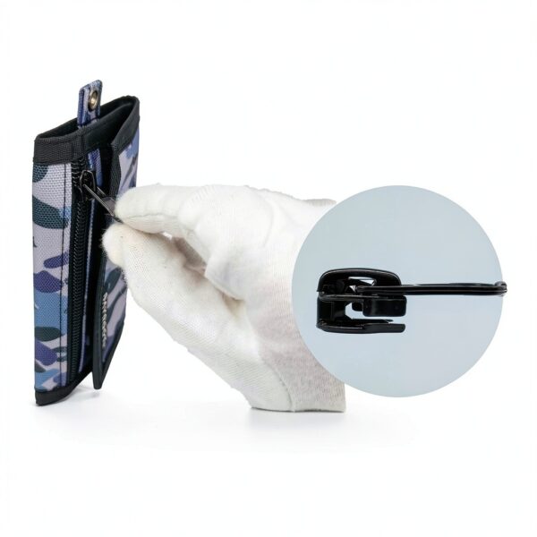 Kids Wallet with Zipper Pocket Neck Strap Boys Travel-8