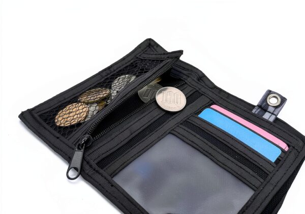 Kids Wallet with Zipper Pocket Neck Strap Boys Travel-3