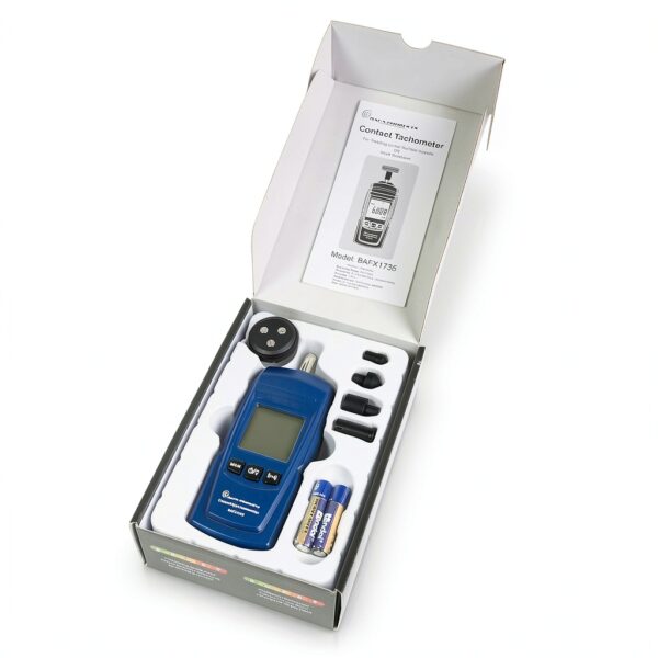 BAFX Tachometer Contact Type RPM Speed Measurement Tool-6