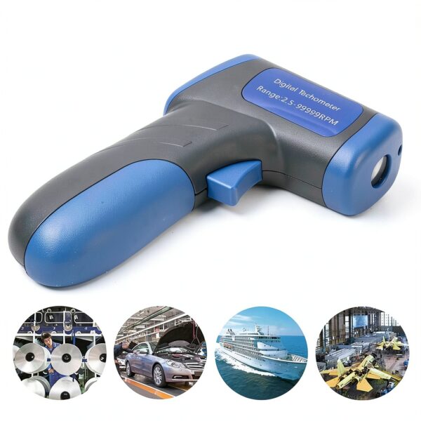 Topyond Digital Tachometer Non Contact Speed Measurement LCD-5