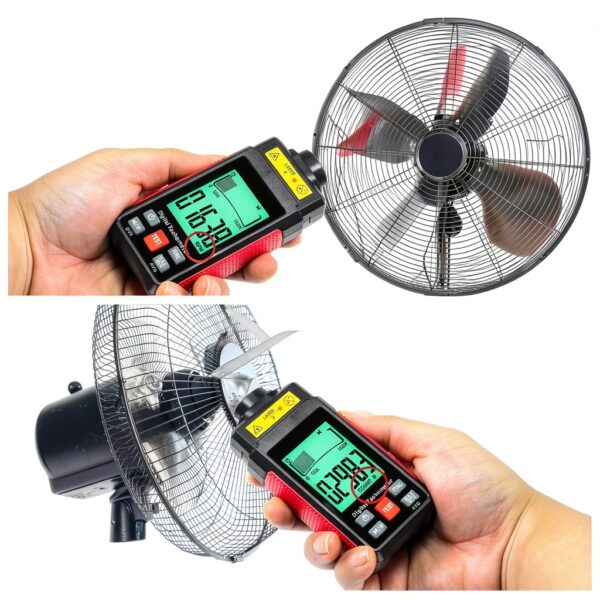 JuviPerpric Tachometer Dual Mode RPM Meter Industrial Tool-2