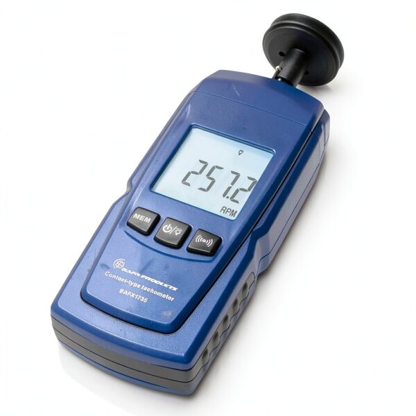 BAFX Tachometer Contact Type RPM Speed Measurement Tool-0