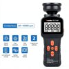 RuoShui Digital Tachometer Non Contact Measurement ABS-1