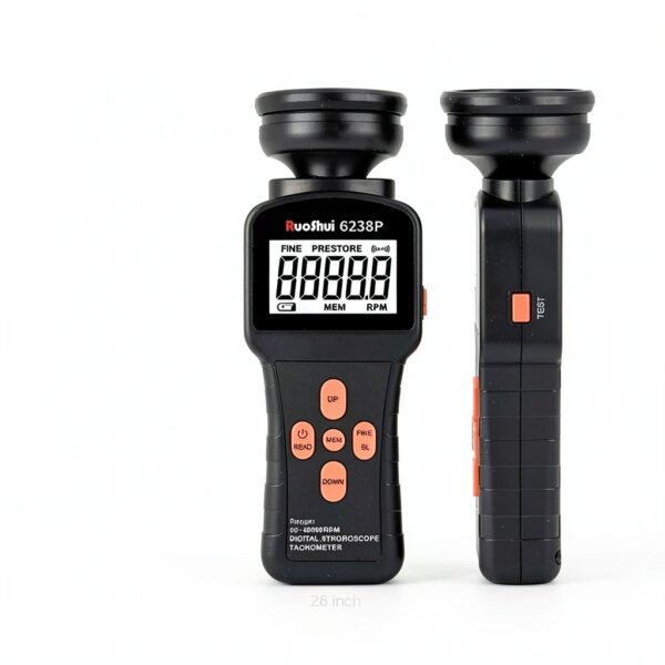 RuoShui Digital Tachometer Non Contact Measurement ABS-2