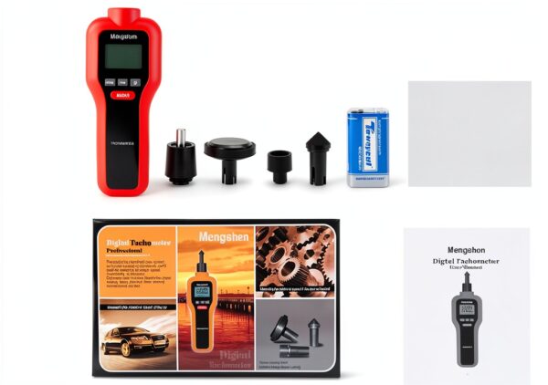 Handheld Tachometer Mengshen Laser RPM Meter 9V-7