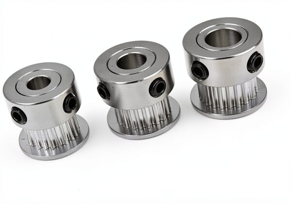 Lfang Timing Pulley 25T 2GT Aluminum Flange 5-8mm Bore for GT2 Belt-1