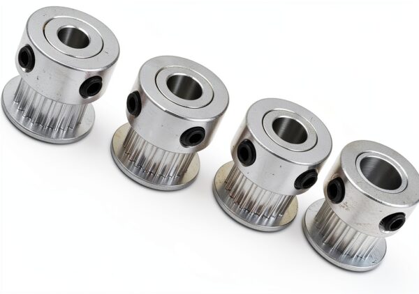 Lfang Timing Pulley 25T 2GT Aluminum Flange 5-8mm Bore for GT2 Belt-0